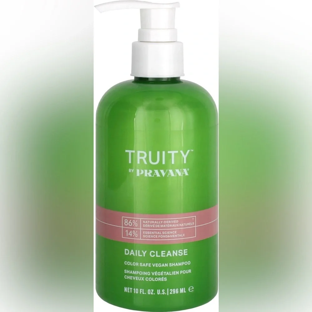 NEW Truity by Pravana Daily Cleanse Color Safe Vegan Shampoo 10 Fl Oz